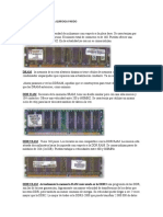 Tipos de Memoria Ram