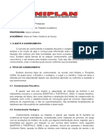 Trabalho - Metodologia Do Trabalho Acadêmico - Maria Do Parto Venâncio de Souza