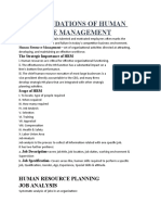 The Foundations of Human Resource Management