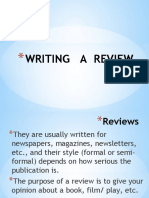 Writing A Review