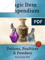 Magic Item Compendium Potions Poultice and Powders