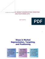 Understanding Market Segmentation, Targeting, Positioning (STP)