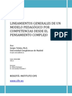 Lineamientos Generales Del Modelo Pedagogico de Las Competencias