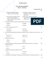 Prasanna Sajee D & F Block Elements: Class 12 - Chemistry