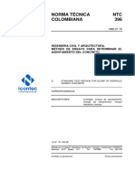 NTC-396 de 1992 Asentamiento