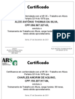 Certificado NR 35