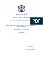 Practical Assignment-GIS and RS