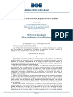 Ley 11:2003, de 24 de Noviembre, de Protección de Los Animales.