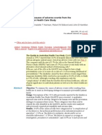 An Analysis of The Causes of Adverse Events From The Quality in Australian Health Care Study