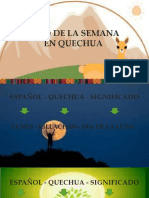 Dias de La Semana (Quechua)