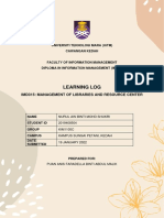 Imd315 Learning Log - Nurul Ain Binti Mohd Shukri-2019408504