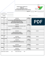 Tamimi Global Company - LTD Yasref Co. Facility Maintenance Project Monthly Generator Check List & PM Schedule