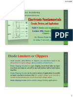 Clipper or Limiter Circuits