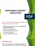 Performing Nursery Operations