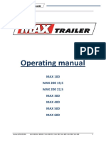 Operating Manual Maxtrailer N en