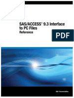 Sas/Access 9.3 Interface To PC Files: Reference