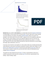 Benford's Law, Also Called The First-Digit Law, Is An Observation About The