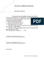 Carta Proposta-Compra de Imóvel