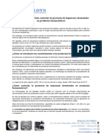 Fármacos Tóxicos - Cómo Controlar Las Impurezas Elementales en Los Productos Farmacéuticos