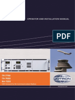 Operator and Installation Manual TR7750 VT1