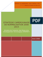 Stratégie Normalisation 2008-210 Version2008