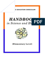 Handbook: in Science and H Ealth