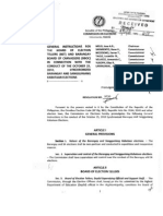 September: Supervision and Control of The Barangay and Sangguniang Kabataan Elections