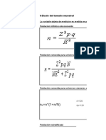 Calculos para Determinar La Muestra