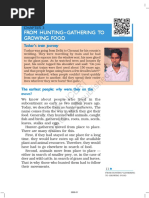 © Ncert Not To Be Republished: From Hunting Gathering TO Growing Food