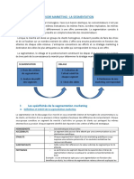 Fiche Savoir Marketing Segmentation