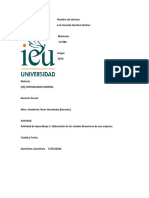 Actividad de Aprendizaje 5. Elaboración de Los Estados Financieros de Una Empresa