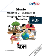 Quarter 2 - Module 3: Singing Self-Composed Melodies: Music