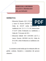 PROCEDIMIENTOS Y CRITERIOS DE EVALUACIÓN Paqui