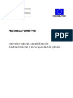 Modulo - SENSIBILIZACIÓN MEDIOAMBIENTAL Y EN LA IGUALDAD DE GÉNERO