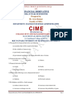 Financial Derivatives - MCQ by Sam Drew