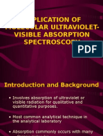 Application of Molecular Absorption Spectros