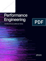 Performance Engineering: The Micro Focus Loadrunner Family