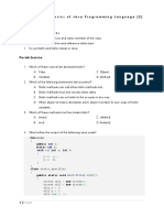 Lab Session 3: Basics of Java Programming Language (2) Objective