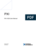 PXI 1033 User Manual