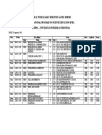 Jadwal Perkuliahan Semester Ganjil 2010