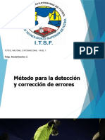 Método para La Detección y Corrección de Errores en Futbol Base