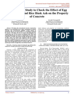 Experimental Study To Check The Effect of Egg Shell Powder and Rice Husk Ash On The Property of Concrete IJERTCONV4IS33002