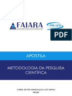 Metodologia e Pesquisa Científica