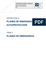 Tema 2. Planes de Emergencia