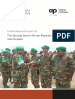 Dribssa Beyene Security Sector Reform Paradox Somalia Published