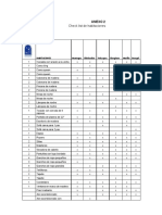 Apendiceb CHECK OUT LISTA DE INSPECCION DE ALOJAMIENTOS