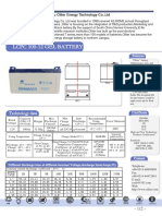 LCPC 100-12 Gel Battery: Technology Data