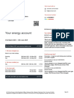 Your Energy Account: 31st March 2021 - 12th June 2021