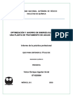 Optimización y Ahorro de Energía Eléctrica Enuna Planta de Tratamiento de Aguas Residuales