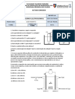 Exercicios Monitoria Fisico Quimica